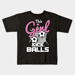 Soccer Girl Kids T-Shirt